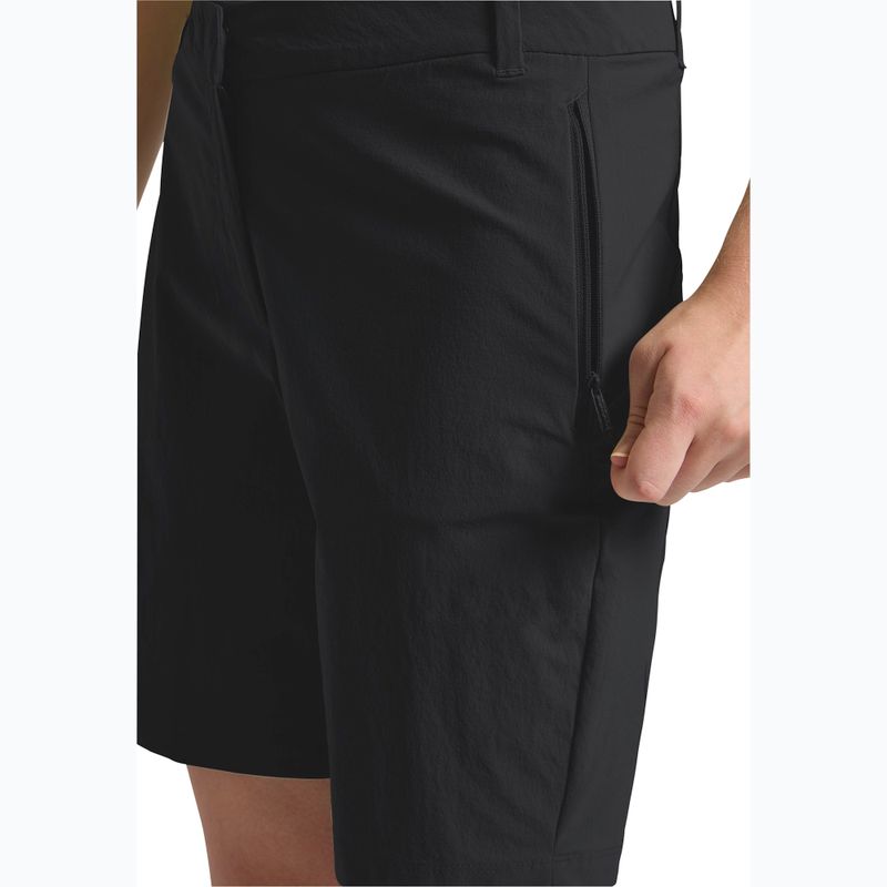 Pantaloncini da trekking Jack Wolfskin da donna Hikeout nero 5