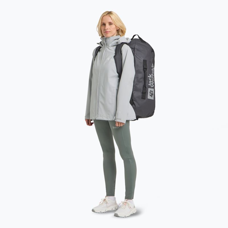 Jack Wolfskin giacca da pioggia da donna Trailtime 2L grigio freddo 2