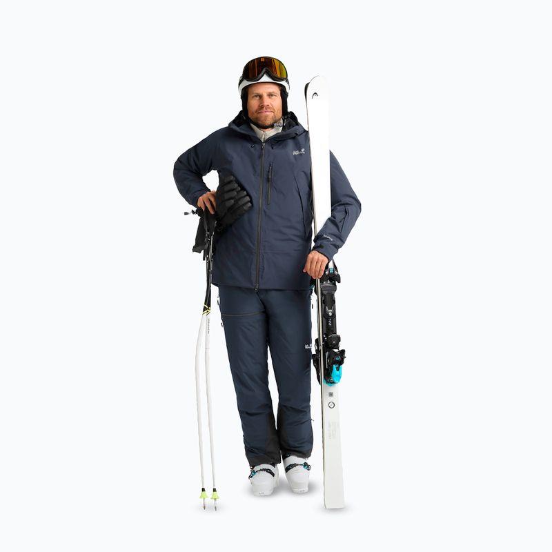 Giacca da sci da uomo Jack Wolfskin Flowline Pro 2L Ins midnight sky 2