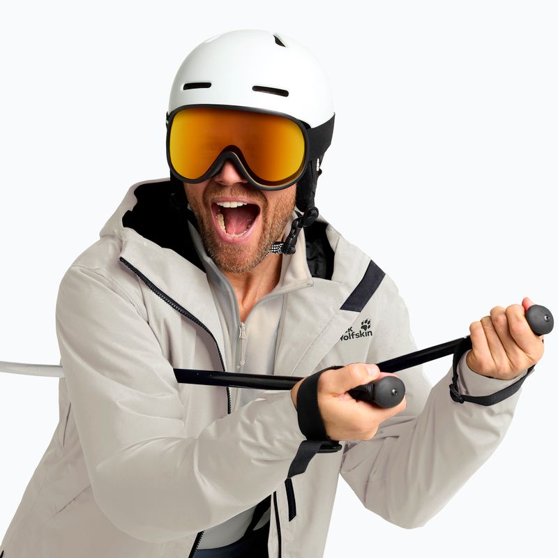 Giacca da sci da uomo Jack Wolfskin Flowline Pro 2L Ins pale sand 5