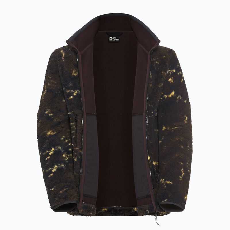 Felpa da trekking uomo Jack Wolfskin Stone Lite Aop lichene torba 9