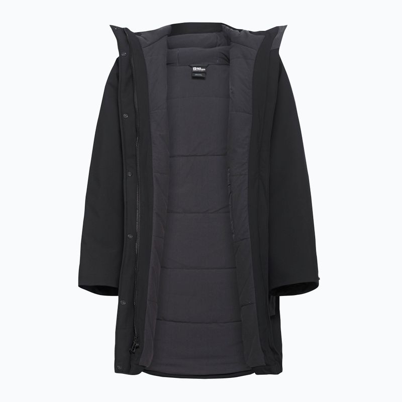 Giacca imbottita da donna Jack Wolfskin Wintertide nera 9