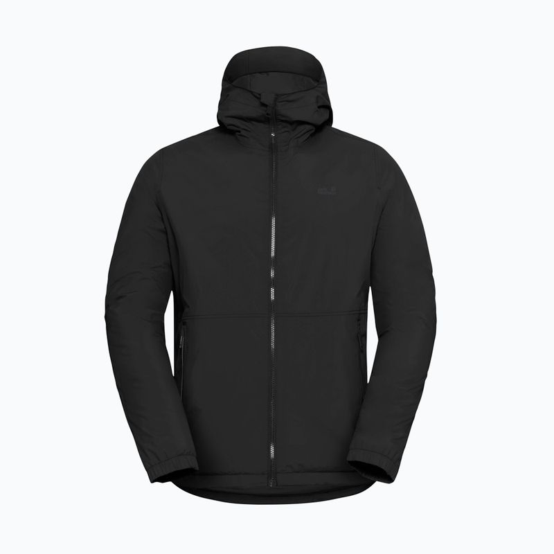Giacca antipioggia da uomo Jack Wolfskin Pamir nera 7