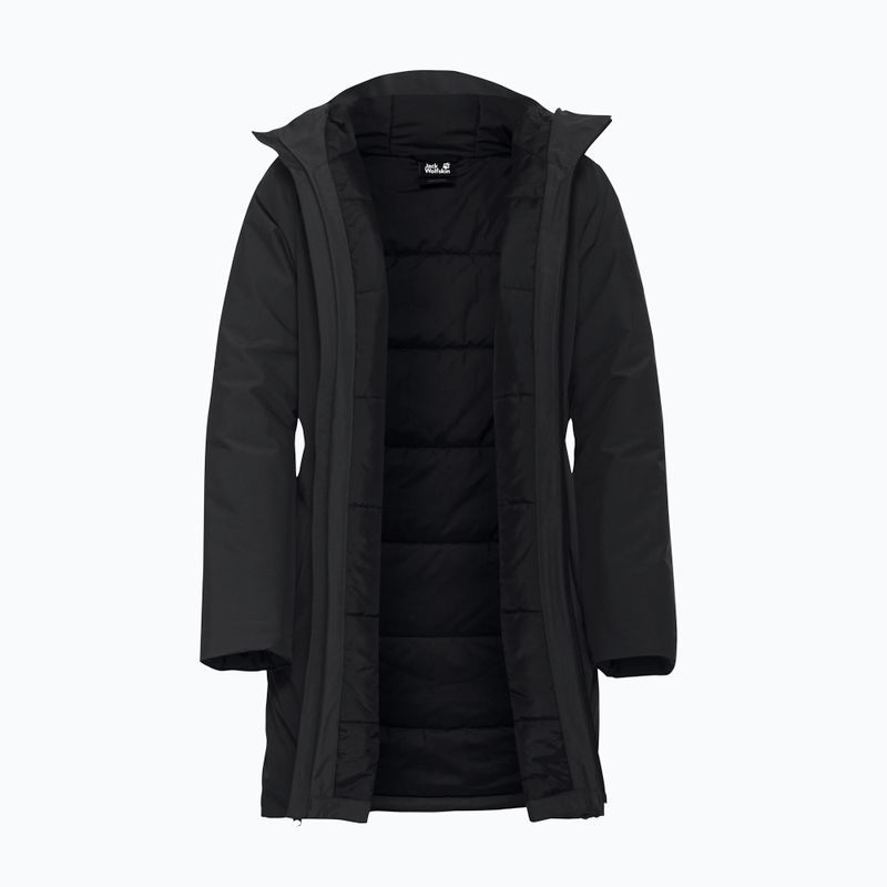 Giacca imbottita da donna Jack Wolfskin Frost Haven nera 9