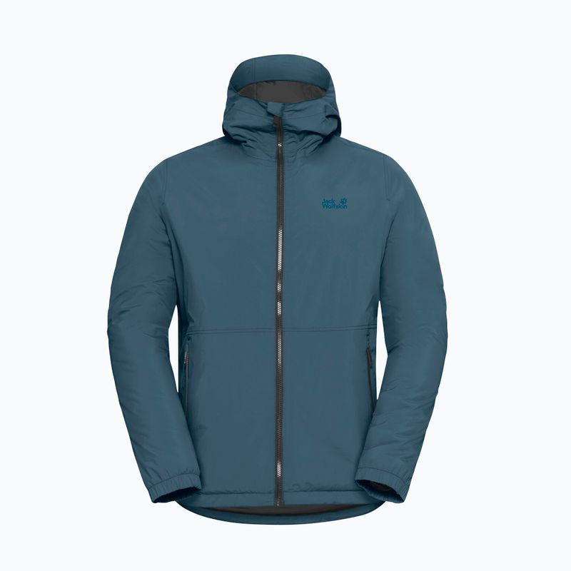 Giacca antipioggia da uomo Jack Wolfskin Pamir aluminium blue 7