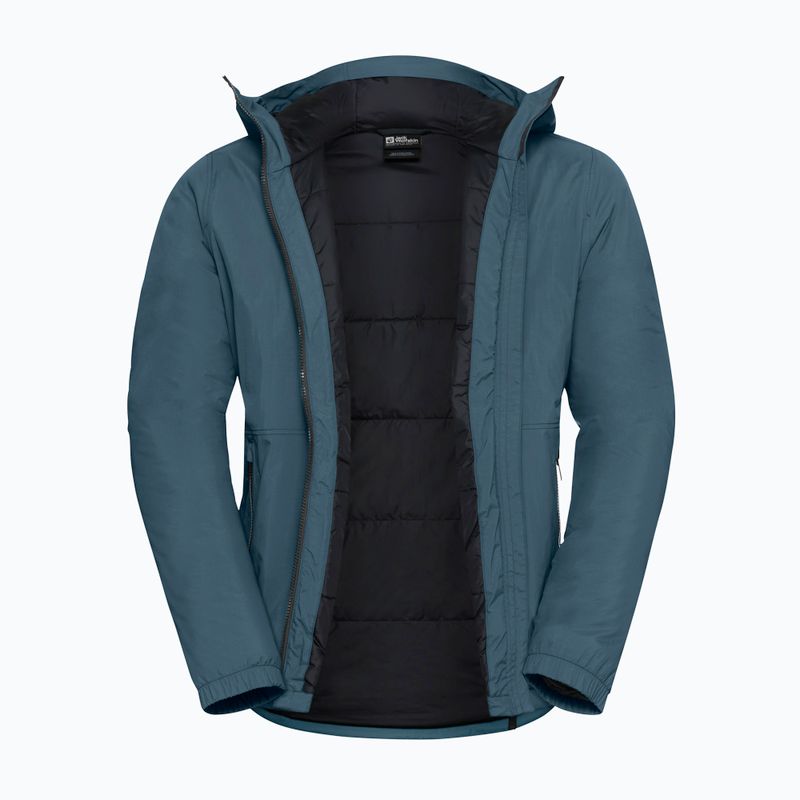 Giacca antipioggia da uomo Jack Wolfskin Pamir aluminium blue 9