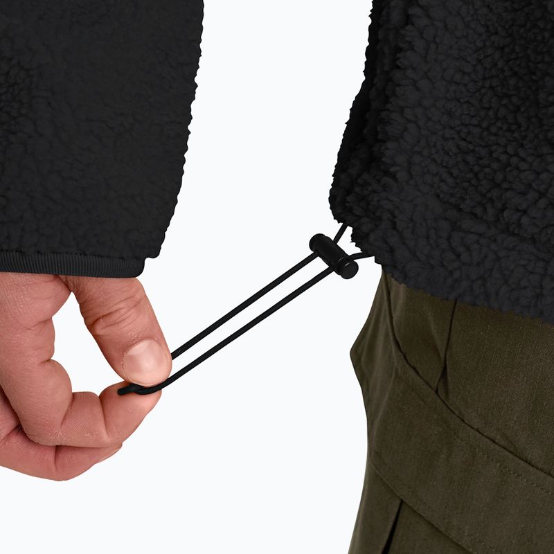 Felpa da trekking uomo Jack Wolfskin Stone Lite nera 6