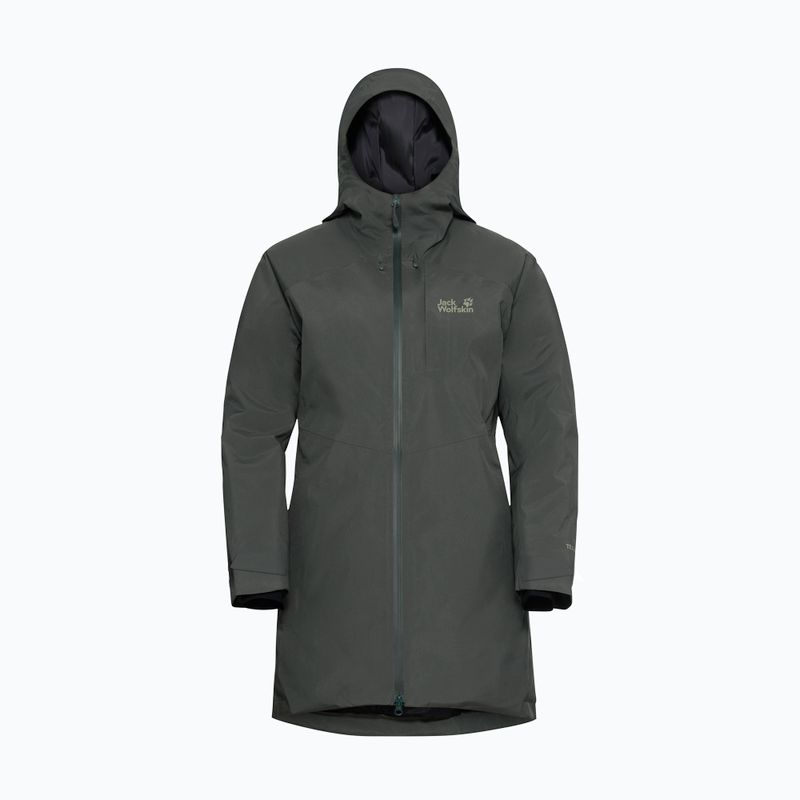Piumino da donna Jack Wolfskin Icecape 2L Down Ins Rds slate green 7