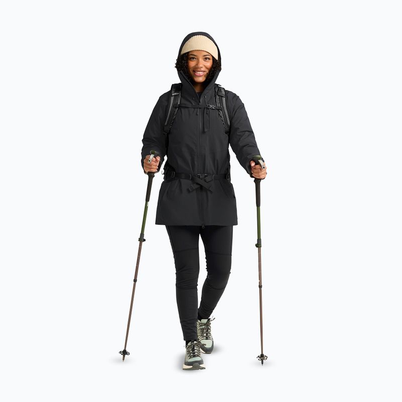 Giacca antipioggia da donna Jack Wolfskin Icecape 2L Down Ins Rds nera 2