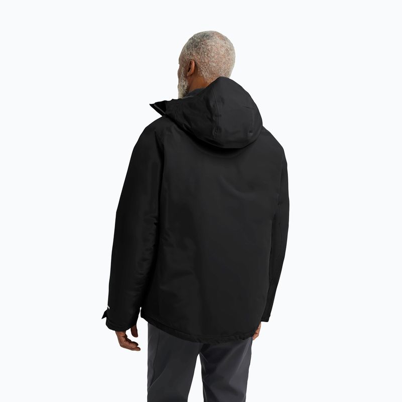 Piumino da uomo Jack Wolfskin Icecape 2L Down Ins Rds black 3