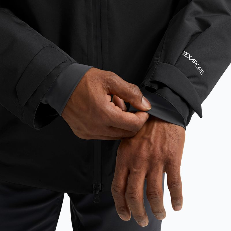 Giacca antipioggia da uomo Jack Wolfskin Icecape 2L Down Ins Rds nera 5