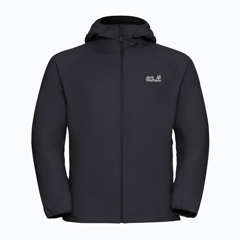 Giacca softshell da uomo Jack Wolfskin Prelight Ins nera 7