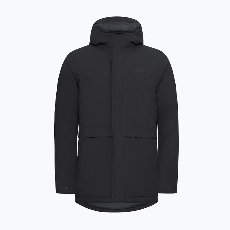 Cappotto imbottito da uomo Jack Wolfskin Cold Camp Coat black 7