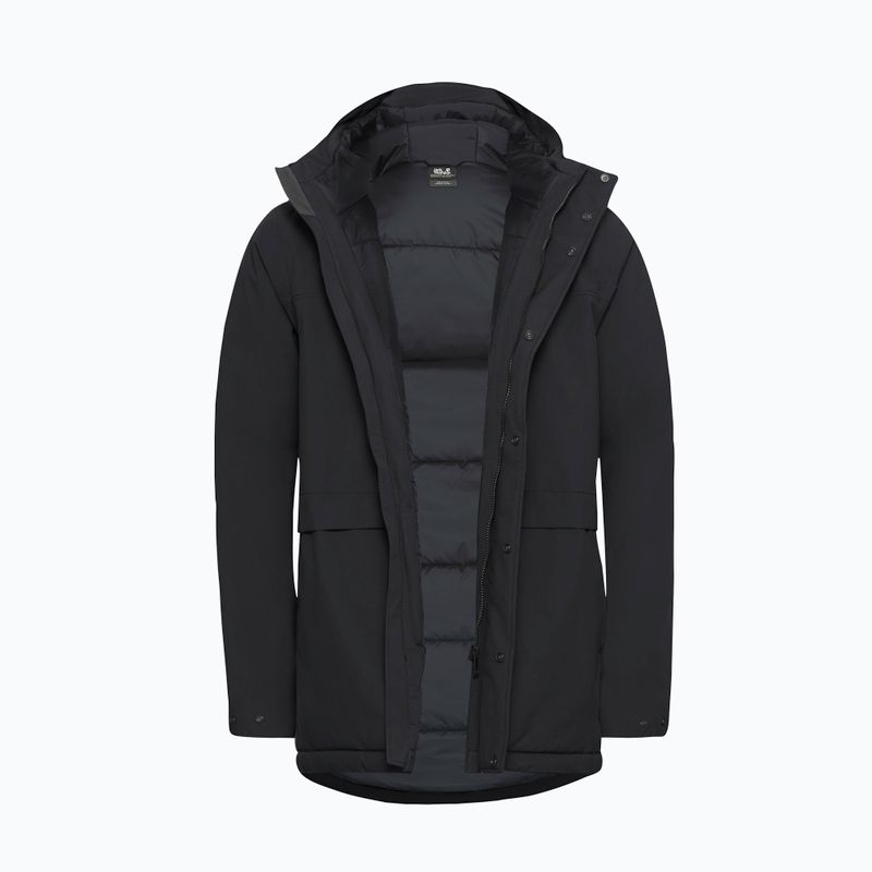 Cappotto imbottito da uomo Jack Wolfskin Cold Camp Coat black 9