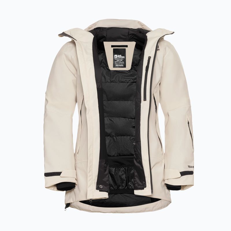 Giacca da sci da donna Jack Wolfskin Flowline Pro 2L Ins pale sand 10