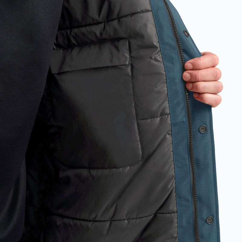 Giacca imbottita da uomo Jack Wolfskin Glacier Shield aluminium blue 6