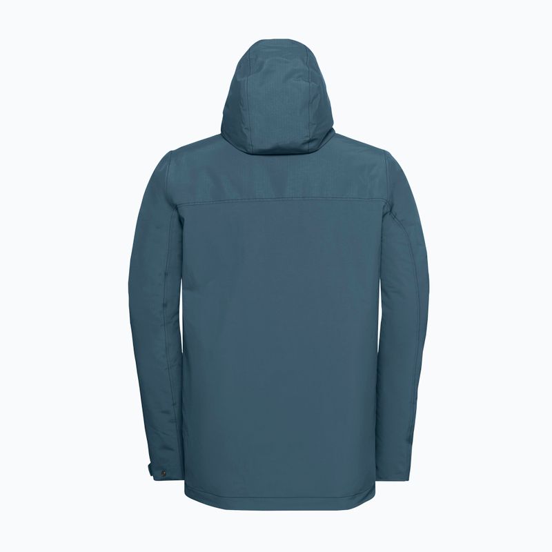 Giacca imbottita da uomo Jack Wolfskin Glacier Shield aluminium blue 8