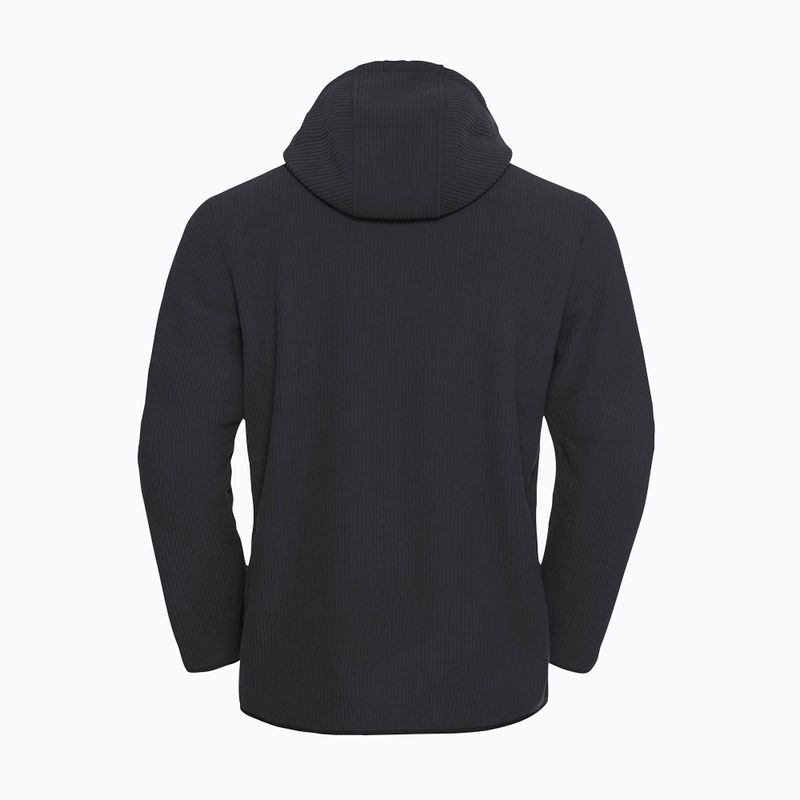 Felpa da trekking uomo Jack Wolfskin Lake Ridge con cappuccio nera 8
