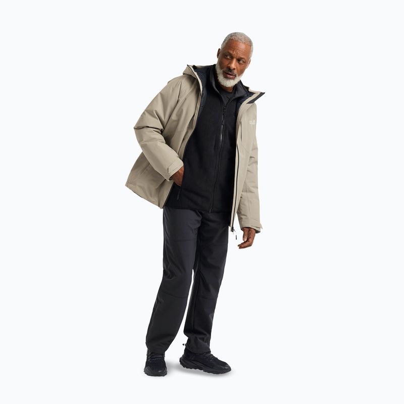 Piumino da uomo Jack Wolfskin Icecape 2L Down Ins Rds linen 2