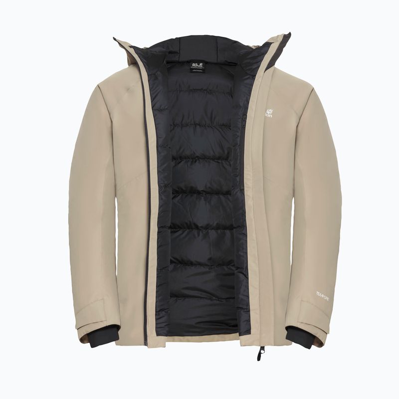 Piumino da uomo Jack Wolfskin Icecape 2L Down Ins Rds linen 9