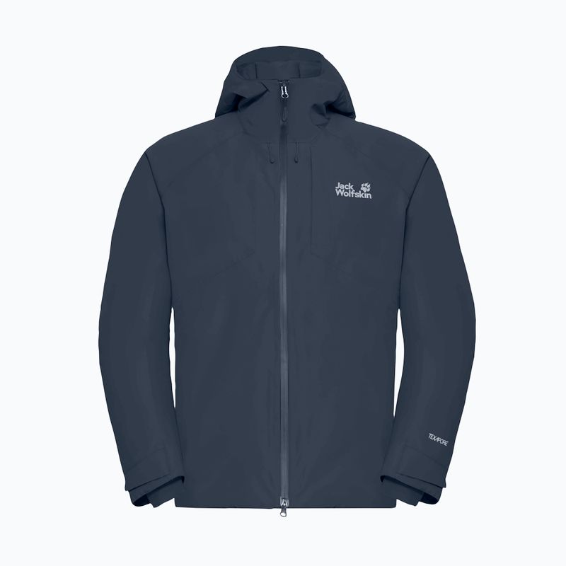 Piumino da uomo Jack Wolfskin Icecape 2L Down Ins Rds midnight sky 7