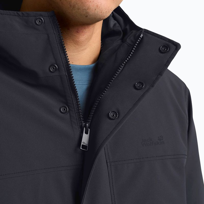 Giacca imbottita da uomo Jack Wolfskin Cold Camp Coat dark navy 4