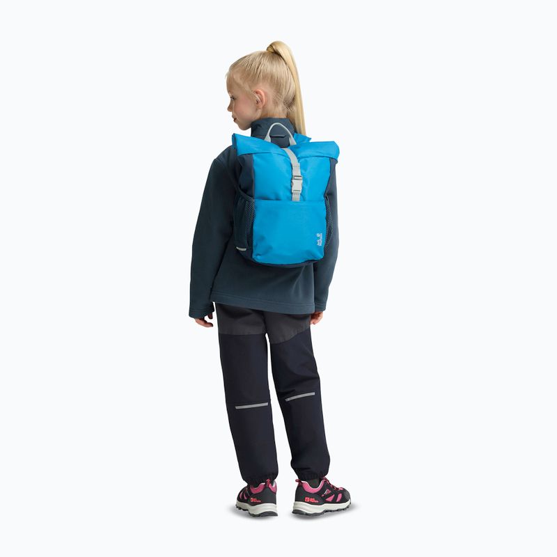 Zaino da trekking per bambini Jack Wolfskin Island Mini 10 l aurora blue 16