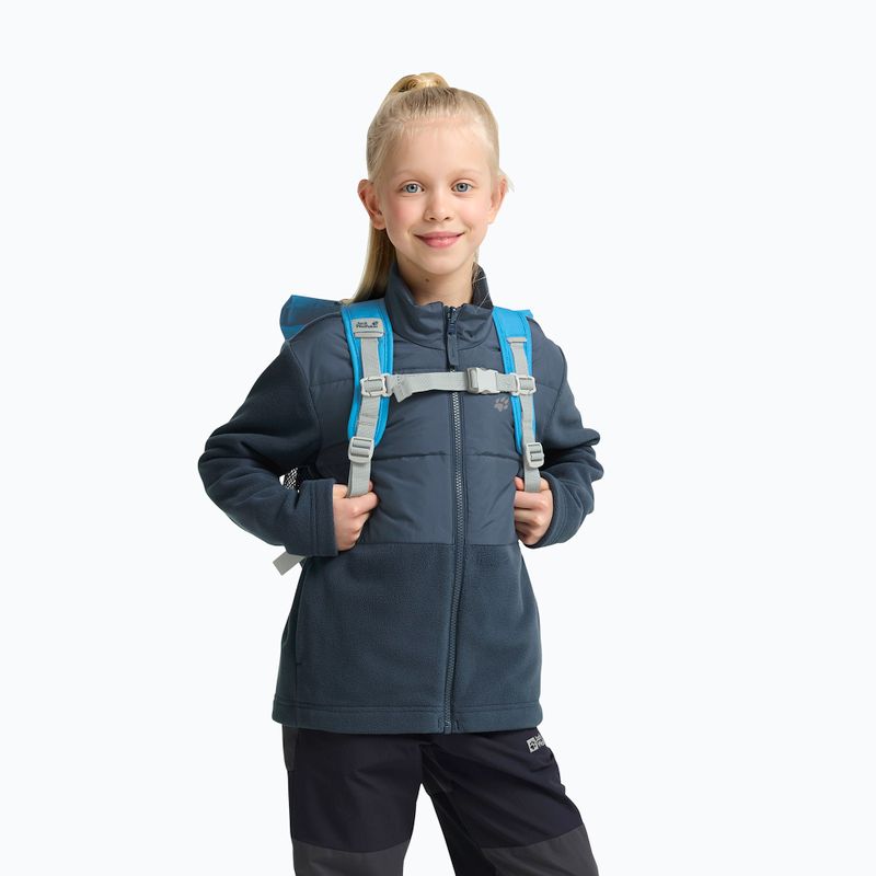 Zaino da trekking per bambini Jack Wolfskin Island Mini 10 l aurora blue 17