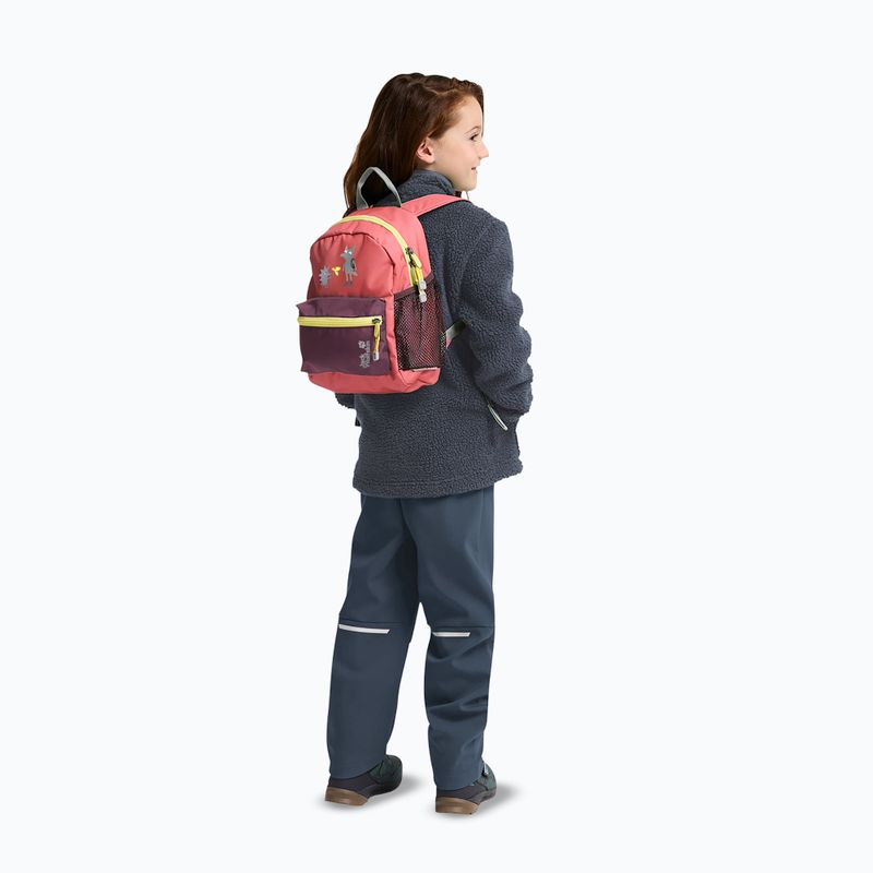 Zaino da trekking per bambini Jack Wolfskin Little Scout 10 l sunset coral 15