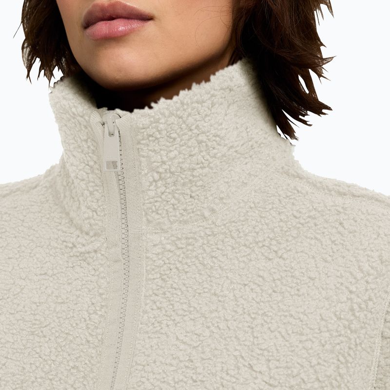 Felpa da trekking donna Jack Wolfskin High Curl sabbia chiaro 4