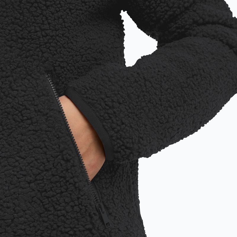 Felpa da trekking donna Jack Wolfskin High Curl nera 5