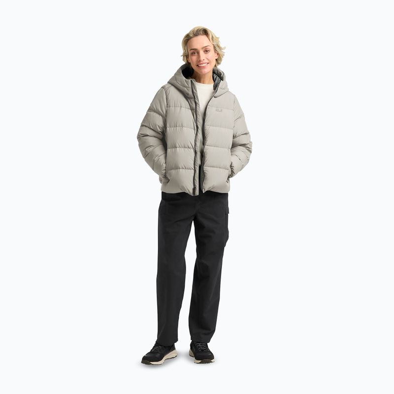 Giacca piumino donna Jack Wolfskin Frozen Palace sabbia chiaro 2