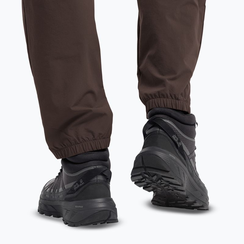 Scarpe da trekking da uomo Jack Wolfskin Wild Hike Texapore Mid black 5