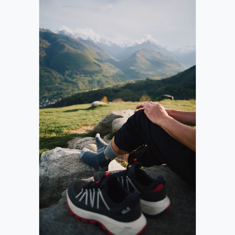 Scarpe da trekking da uomo Jack Wolfskin Wild Hike Texapore Low obsidian moss 8