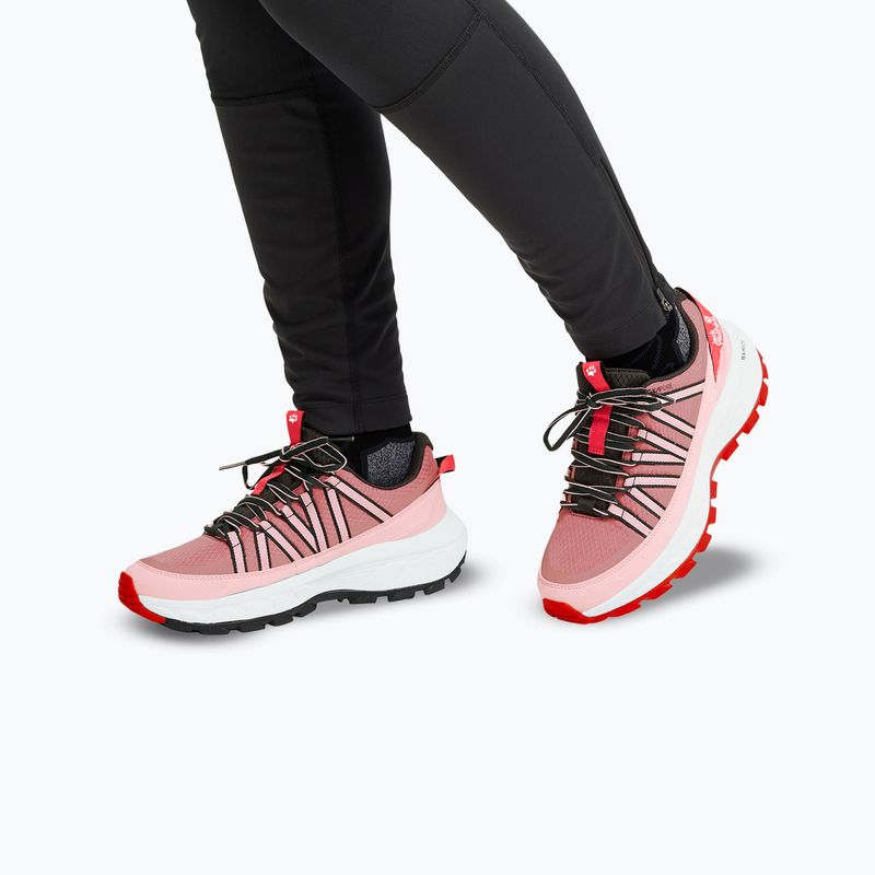 Scarpe da trekking da donna Jack Wolfskin Wild Hike Texapore Low rosegarden 4