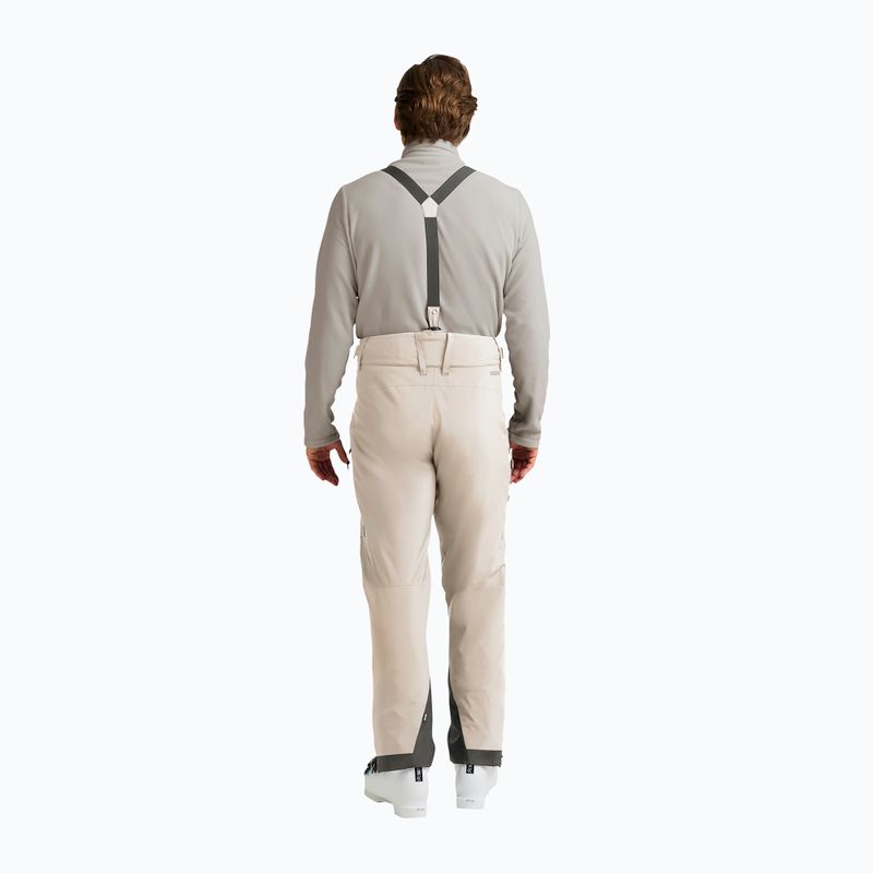 Pantaloni da sci da uomo Jack Wolfskin Flowline Pro 2L Ins pale sand 3