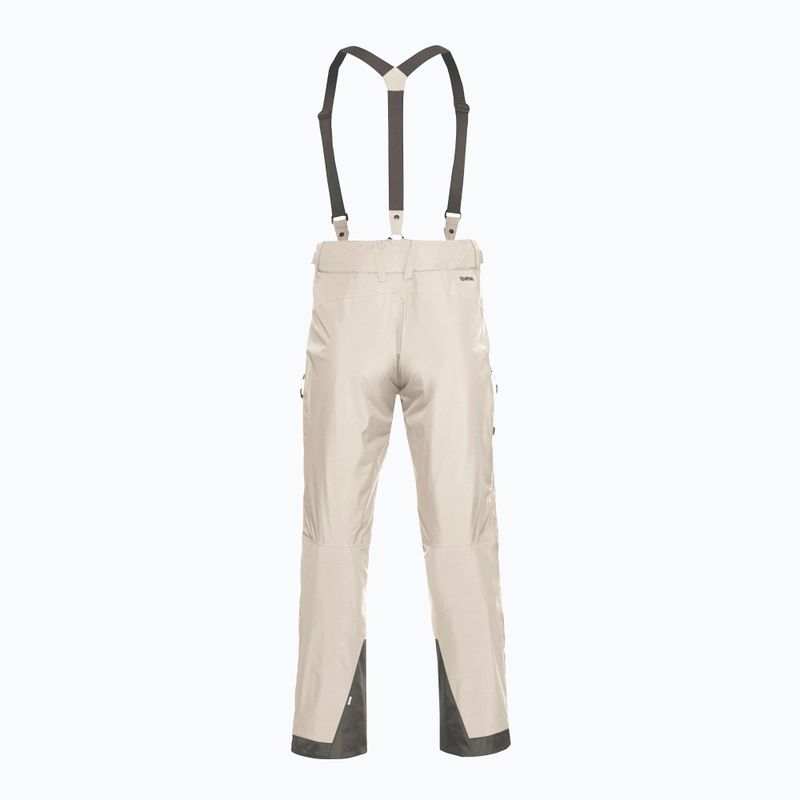 Pantaloni da sci da uomo Jack Wolfskin Flowline Pro 2L Ins pale sand 9