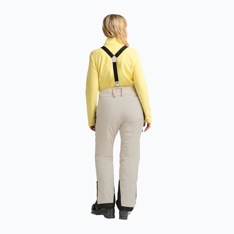 Pantaloni da sci da donna Jack Wolfskin Flowline Pro 2L Ins pale sand 3