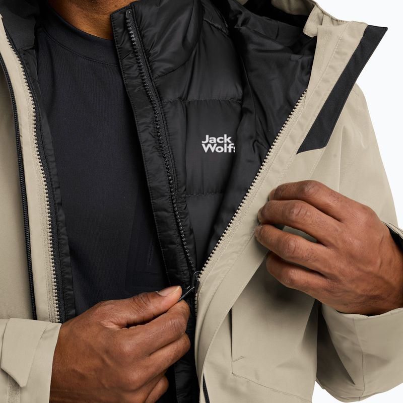Giacca 3in1 da uomo Jack Wolfskin Icecape 3In1 Down Rds lino 8