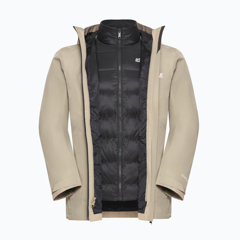 Giacca 3in1 da uomo Jack Wolfskin Icecape 3In1 Down Rds lino 12