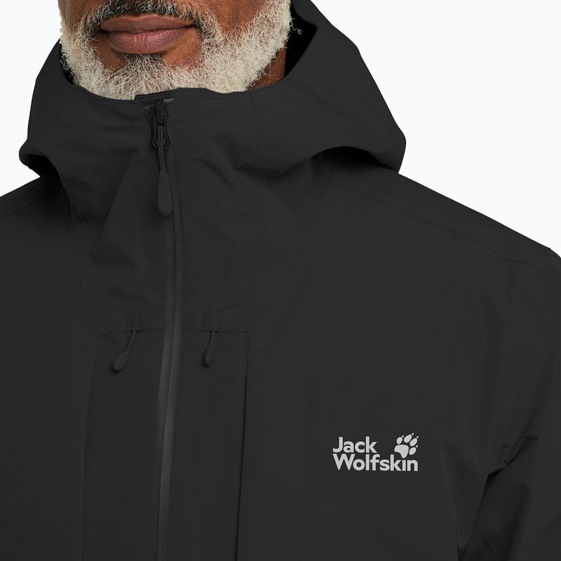 Giacca 3in1 da uomo Jack Wolfskin Icecape 3In1 Down Rds nera 7