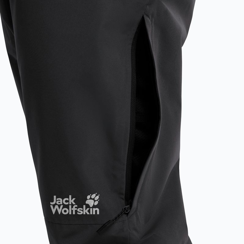 Pantaloni da sci da uomo Jack Wolfskin Flowline 2L Ins black 6