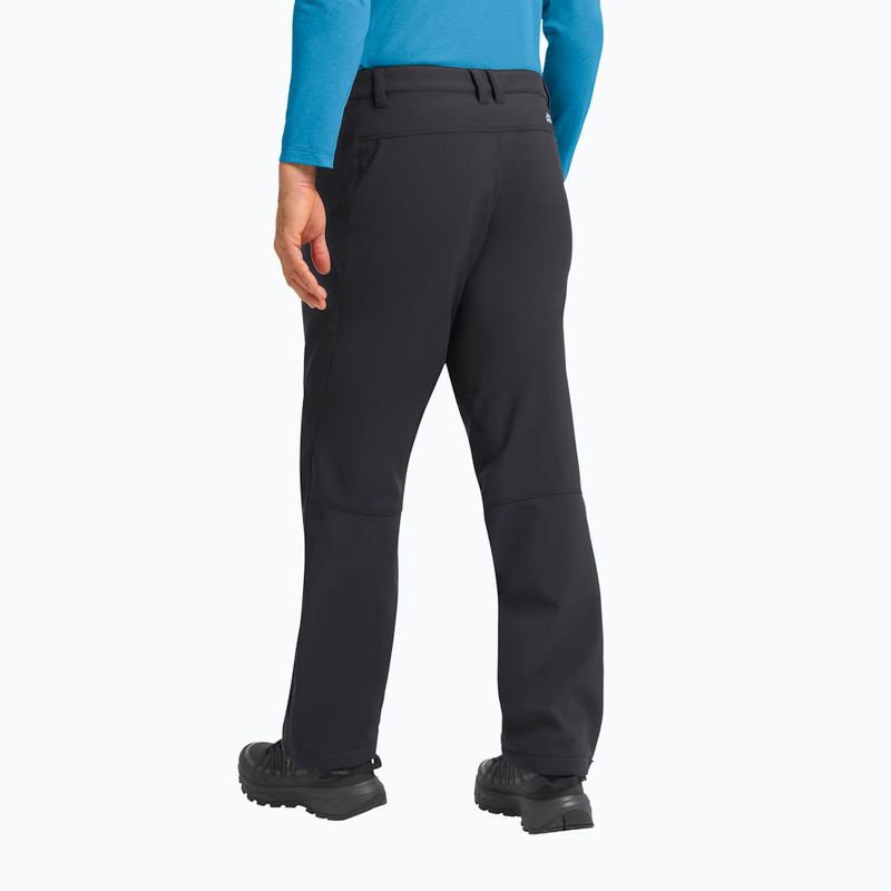 Pantaloni da trekking da uomo Jack Wolfskin Trek Terrain neri 3