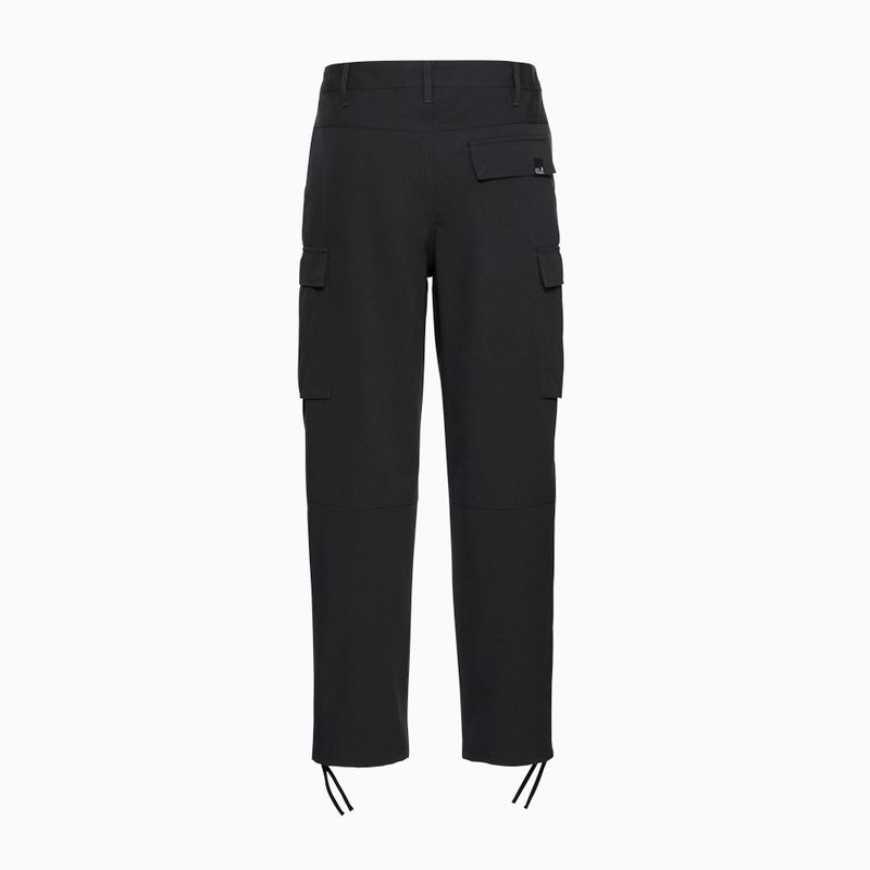 Pantaloni da trekking da uomo Jack Wolfskin Yuma Cargo black 8