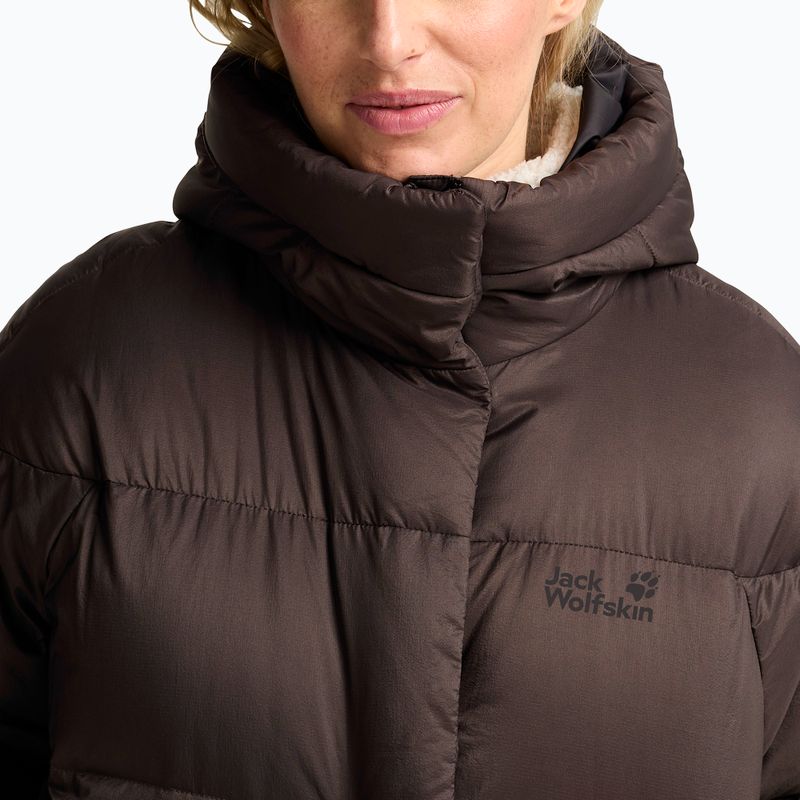 Piumino donna Jack Wolfskin Icy Hill Coat Rds peat 4