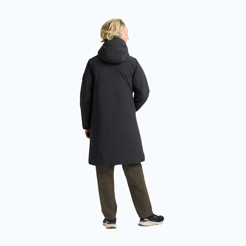 Cappotto imbottito da donna Jack Wolfskin Frost Haven Coat nero 3
