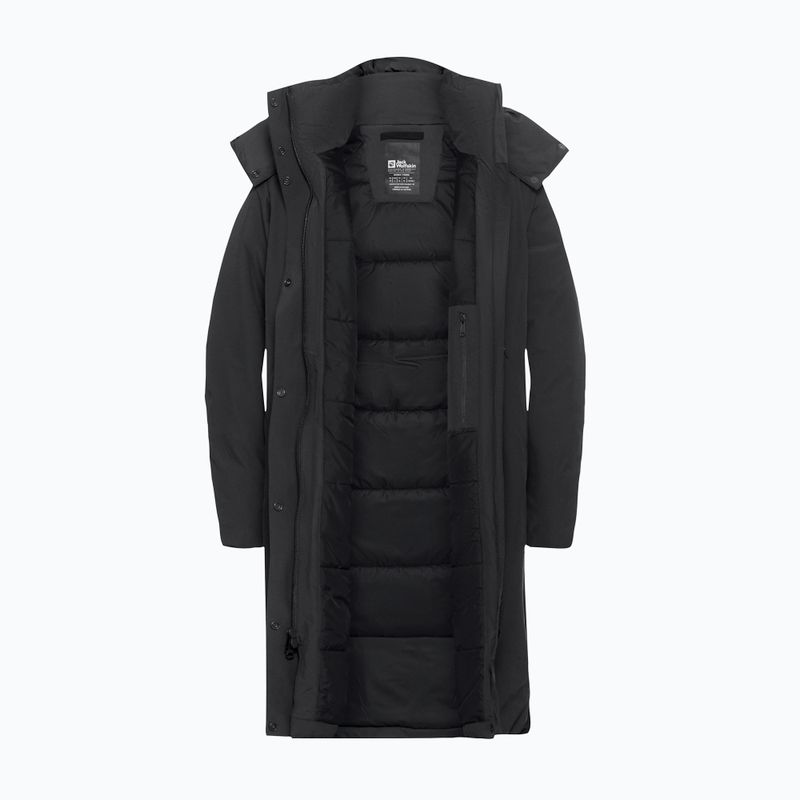 Cappotto imbottito da donna Jack Wolfskin Frost Haven Coat nero 9