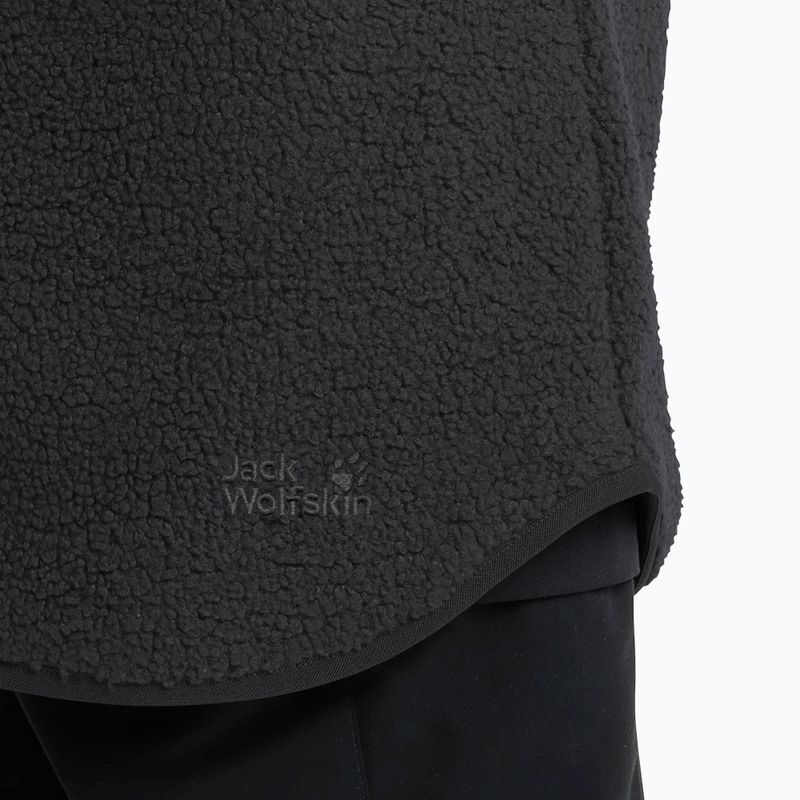 Giacca da trekking donna Jack Wolfskin High Curl Coat nera 6