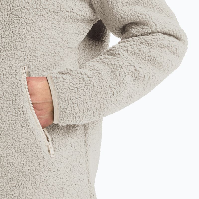 Giacca da trekking da donna Jack Wolfskin High Curl Coat sabbia chiaro 4