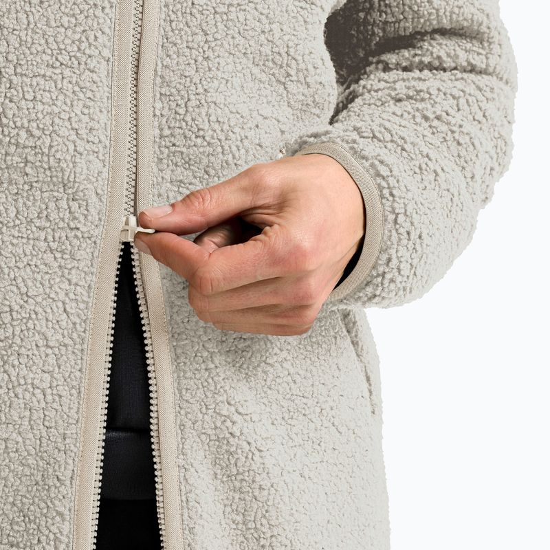 Giacca da trekking da donna Jack Wolfskin High Curl Coat sabbia chiaro 5